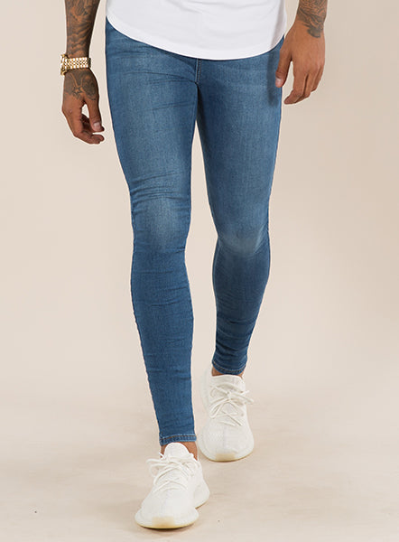 Super Spray On Skinny Jeans Dark Wash