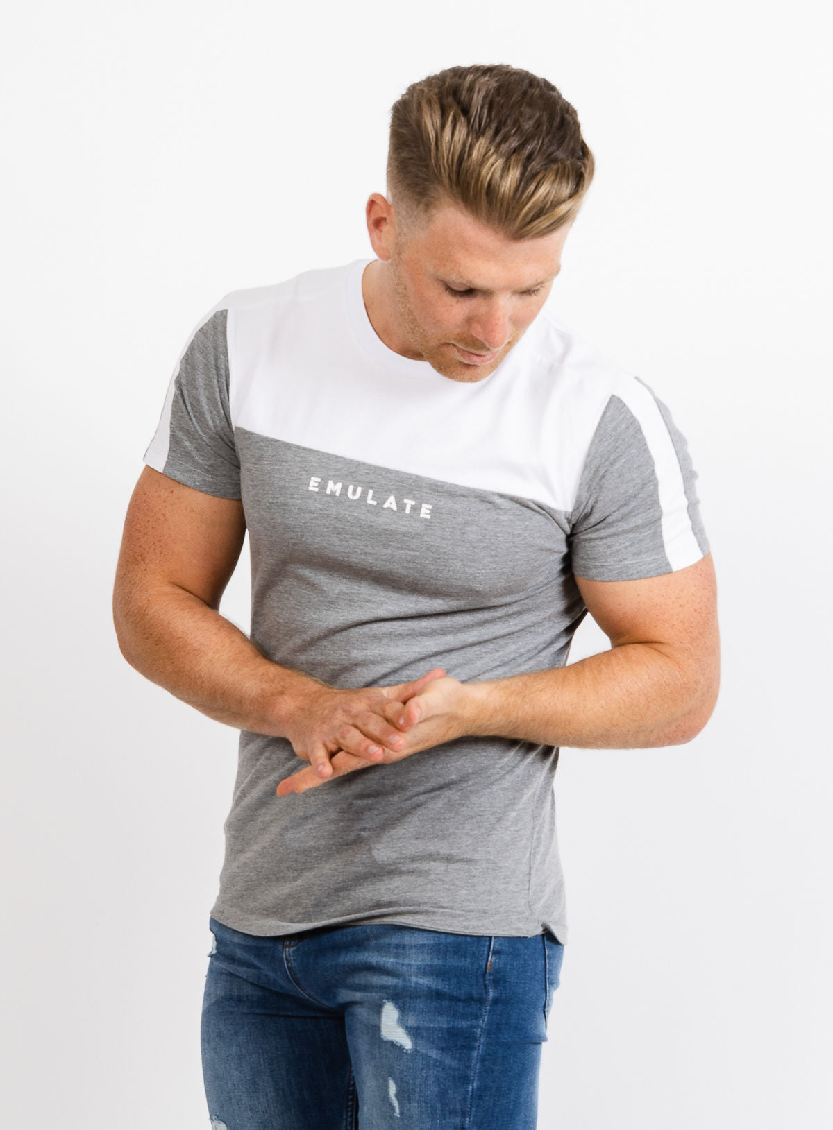 Hyper Tee - White/Grey