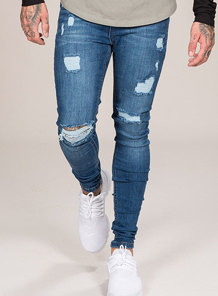 Marquee Ripped Jeans - Dark Wash