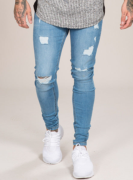 Marquee Ripped Jeans - Light Wash